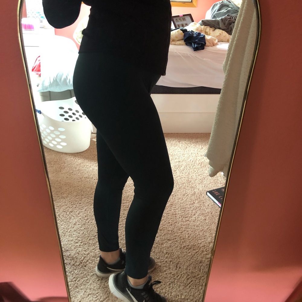 Full-length, dark teal, Athleta leggings